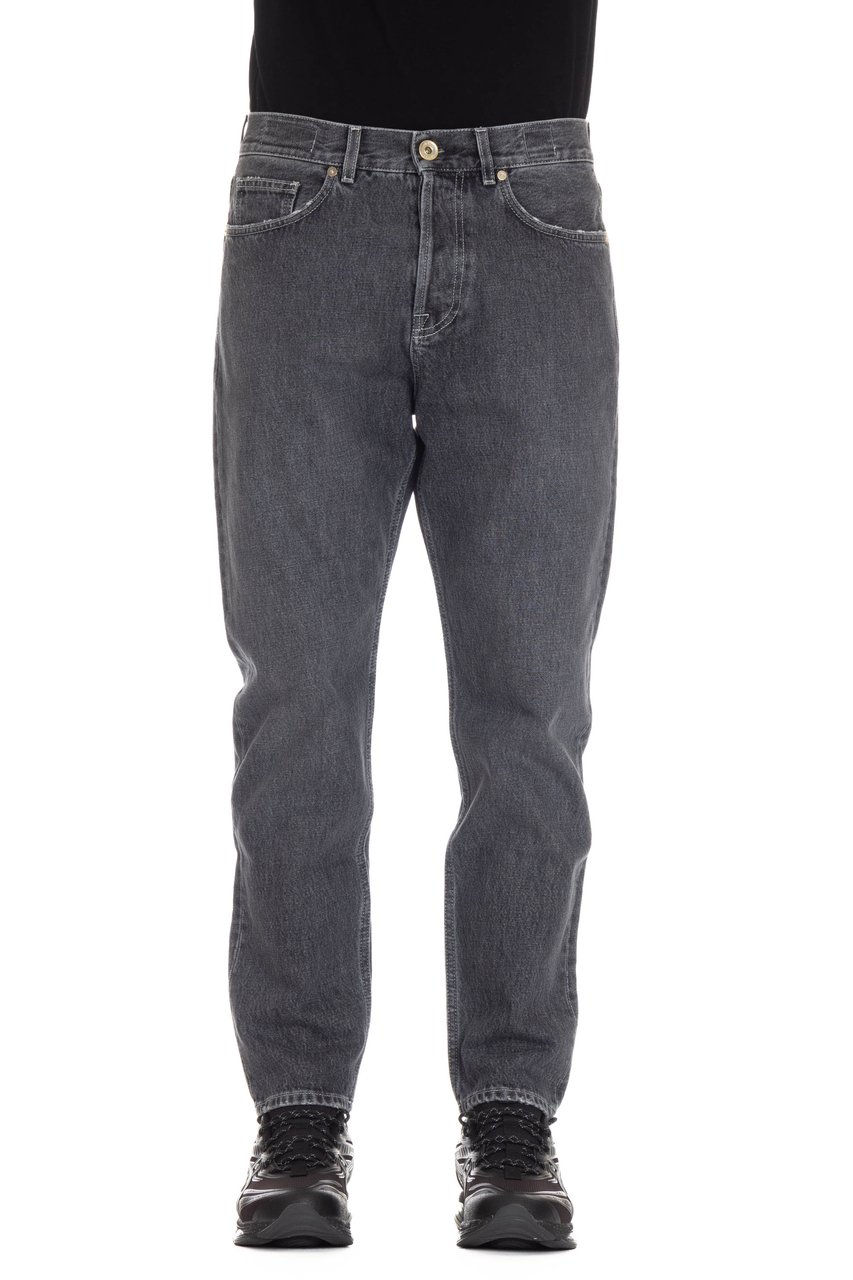 Eleventy Pure Cotton Gray Jeans Grijs