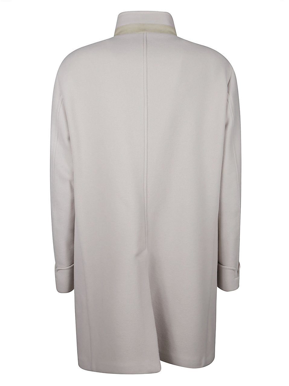 Eleventy Coat White Wit