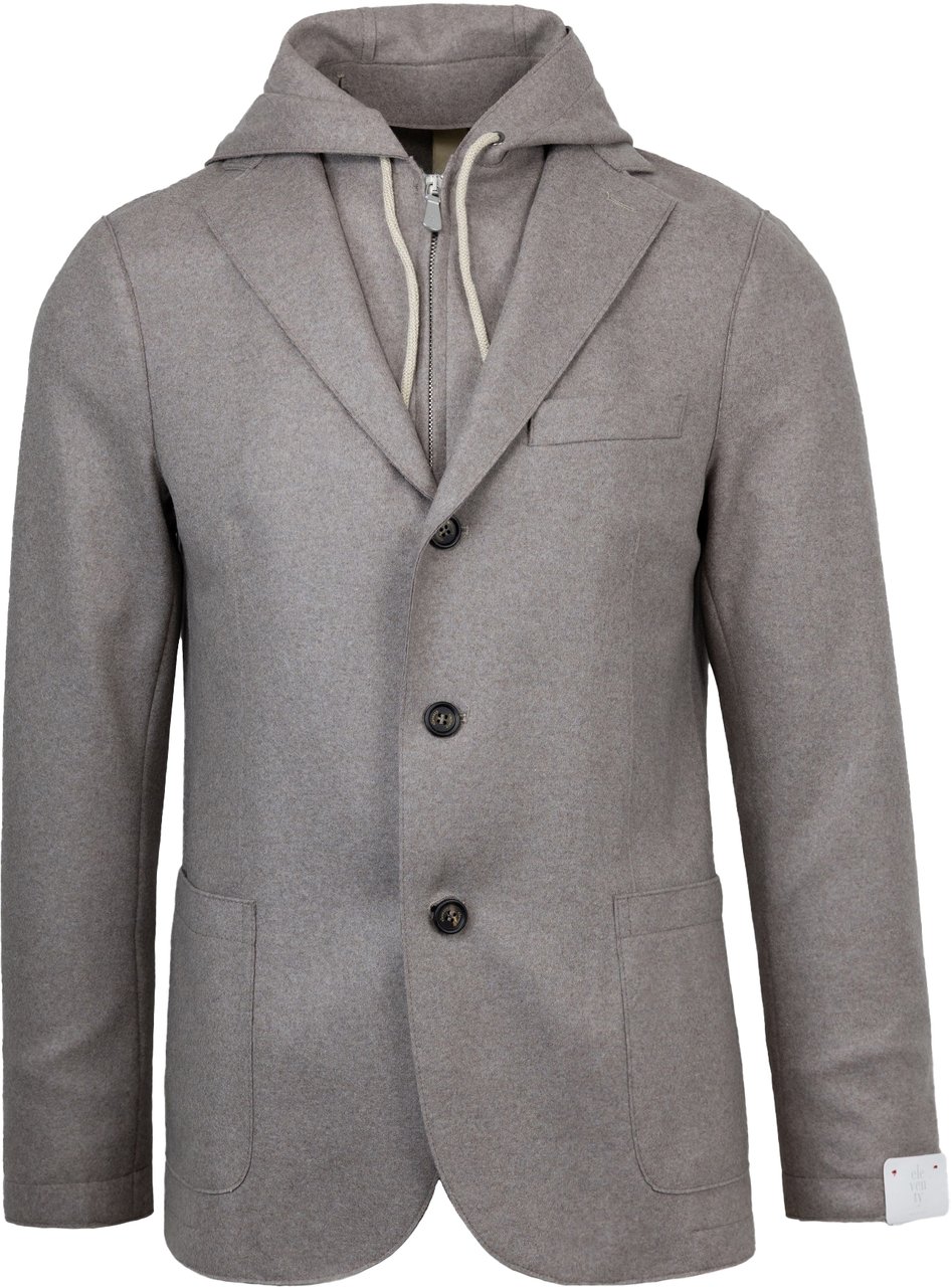Eleventy Jackets Blueberry Blauw