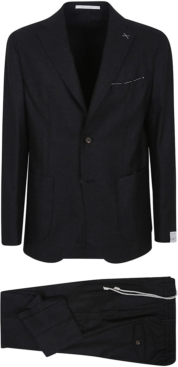 ELEVENTY single breasted blazer Donkergrijs