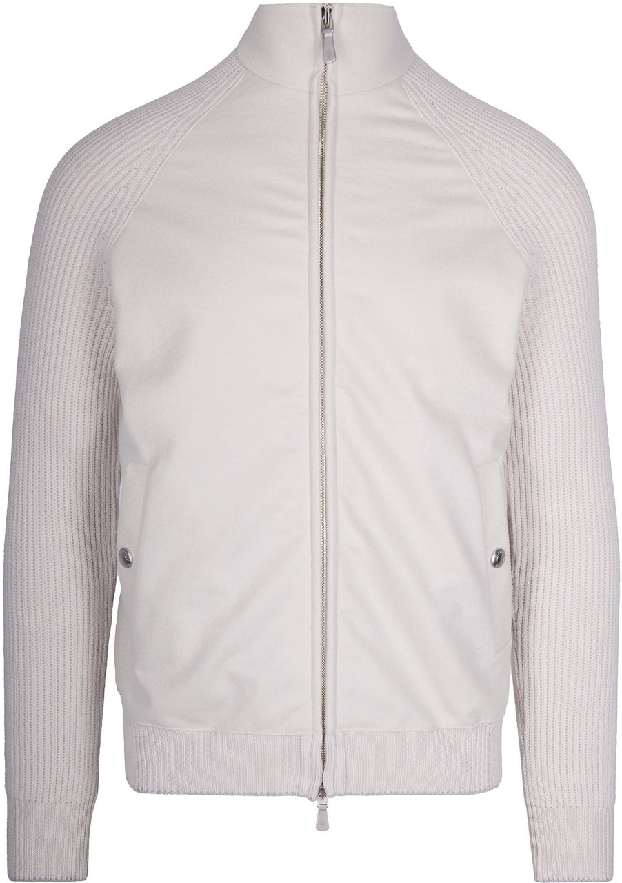 Eleventy Coats Sand And Lt Gray Beige