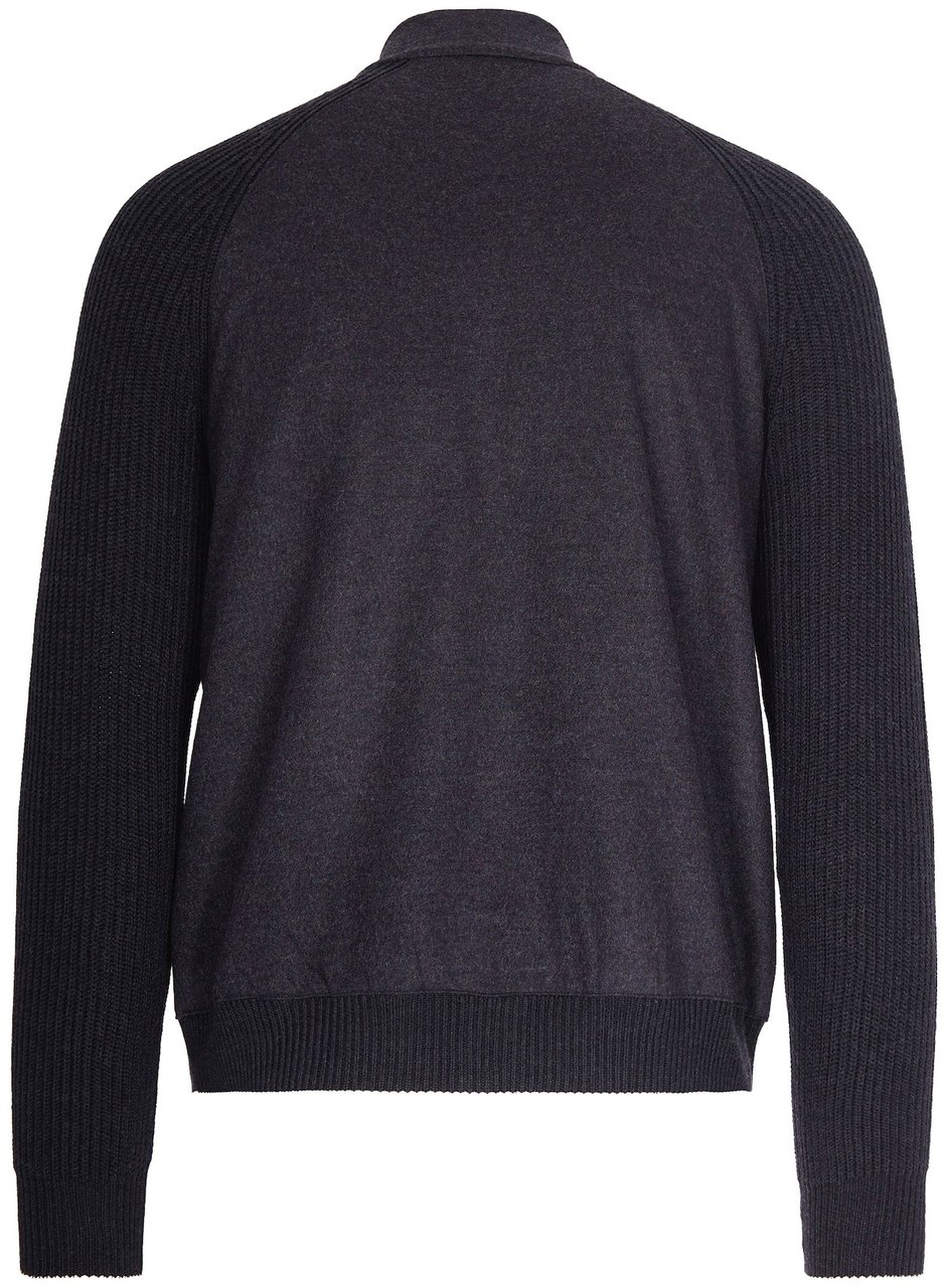 Eleventy Coats Gray And Sand Grijs