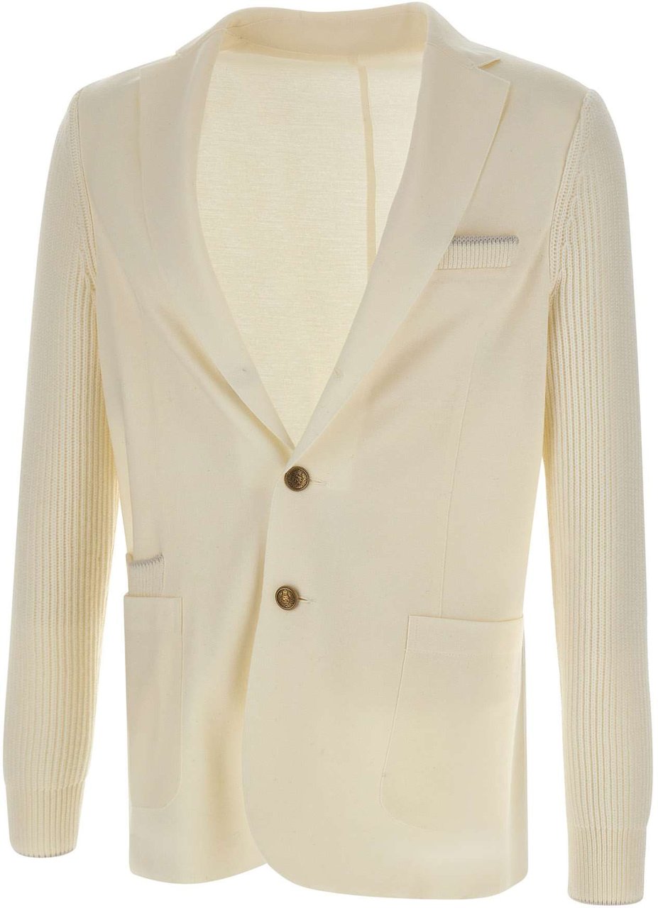 Eleventy Jackets White Wit