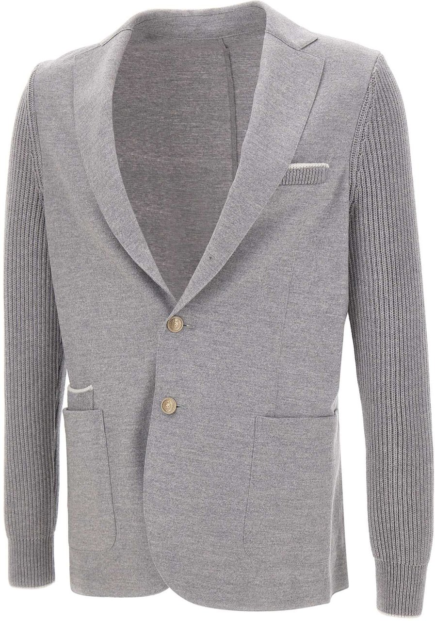 Eleventy Jackets Grey Grijs
