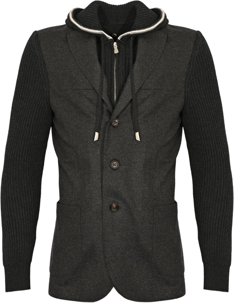 Eleventy Jackets Grigio Sabbia Grijs