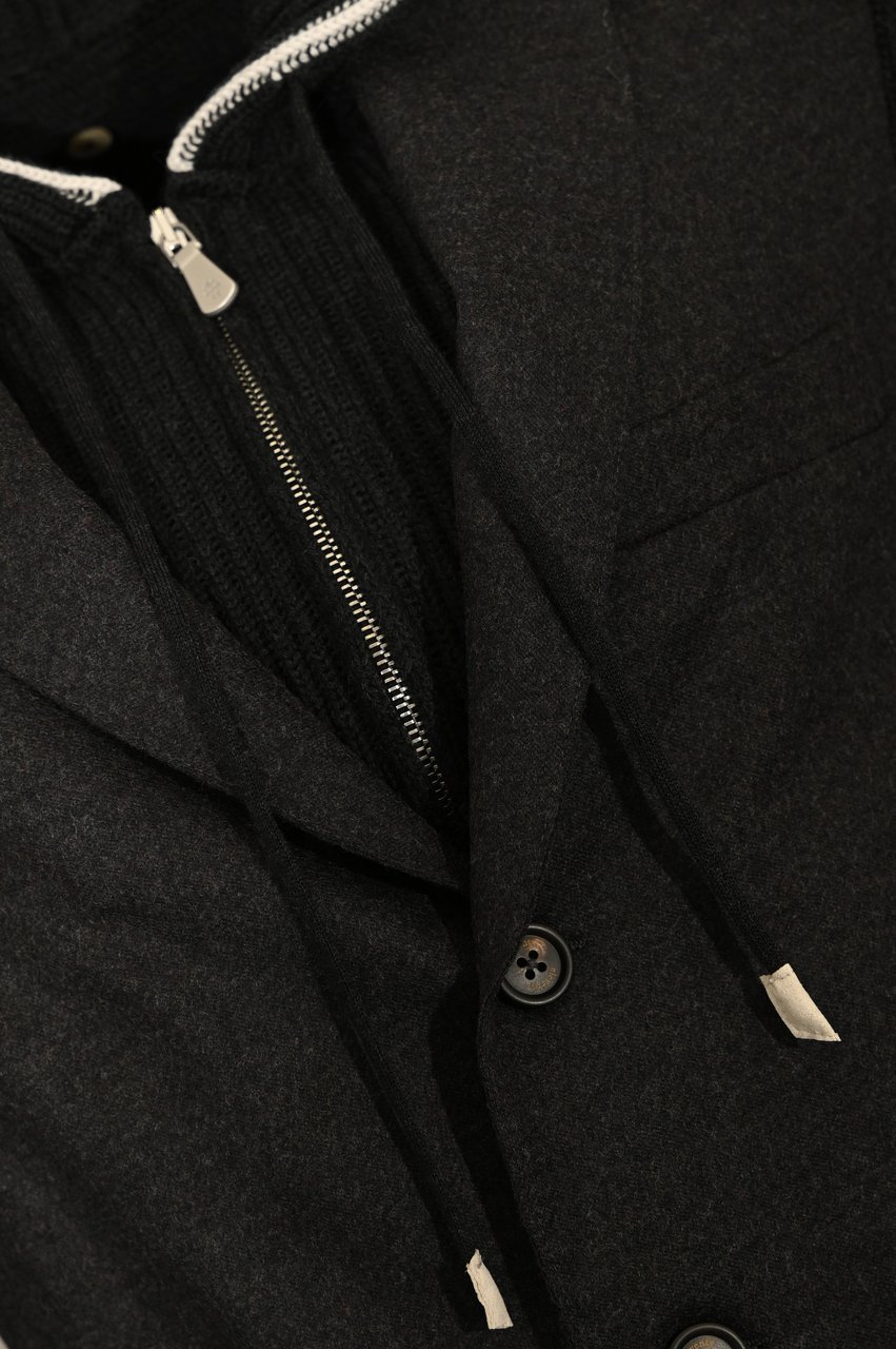 Eleventy Jackets Grigio Sabbia Grijs