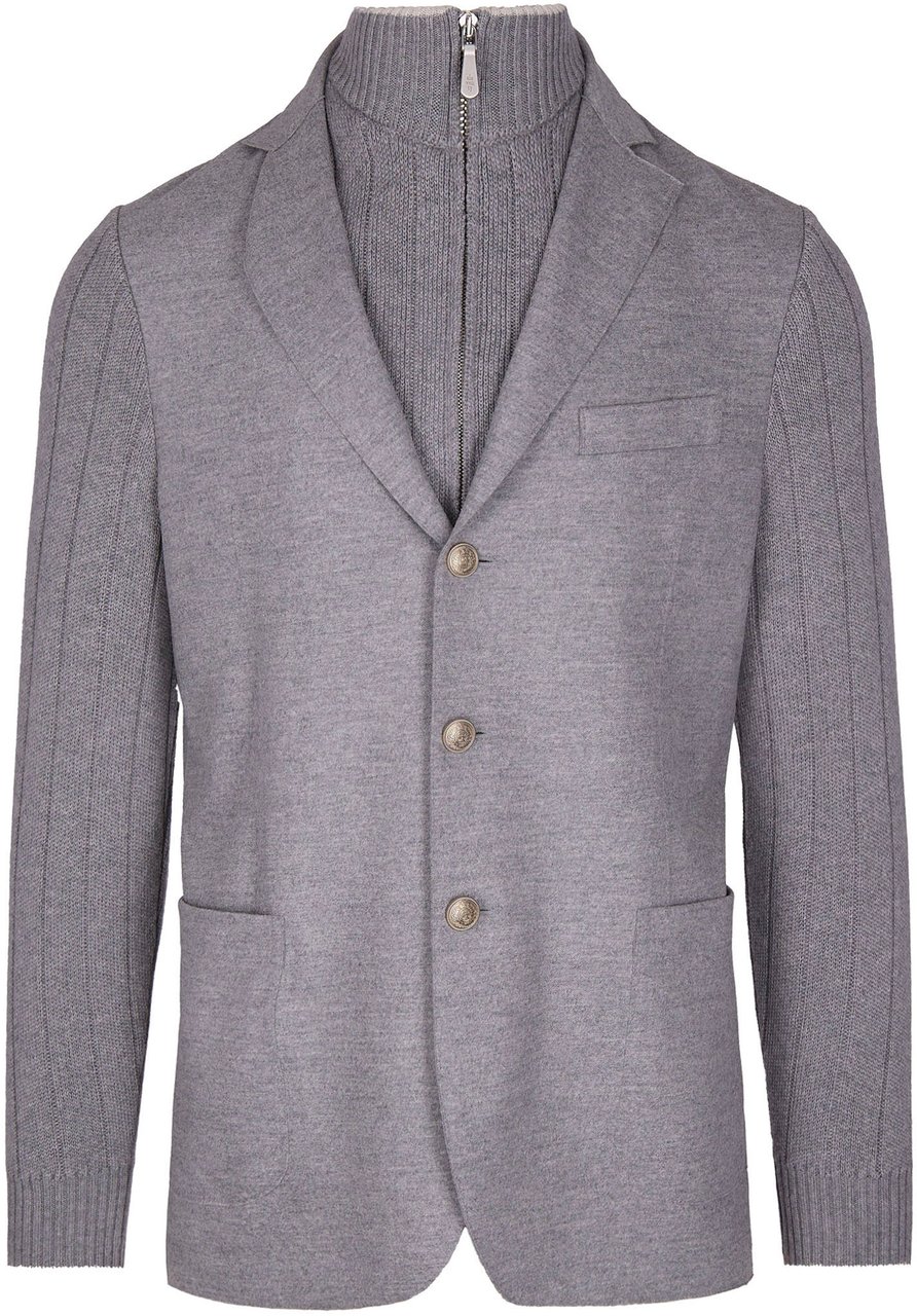 Eleventy Jackets Medium Gray Sand Beige