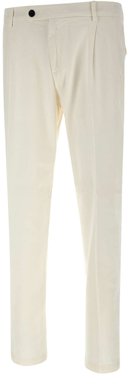 Eleventy Trousers White Wit