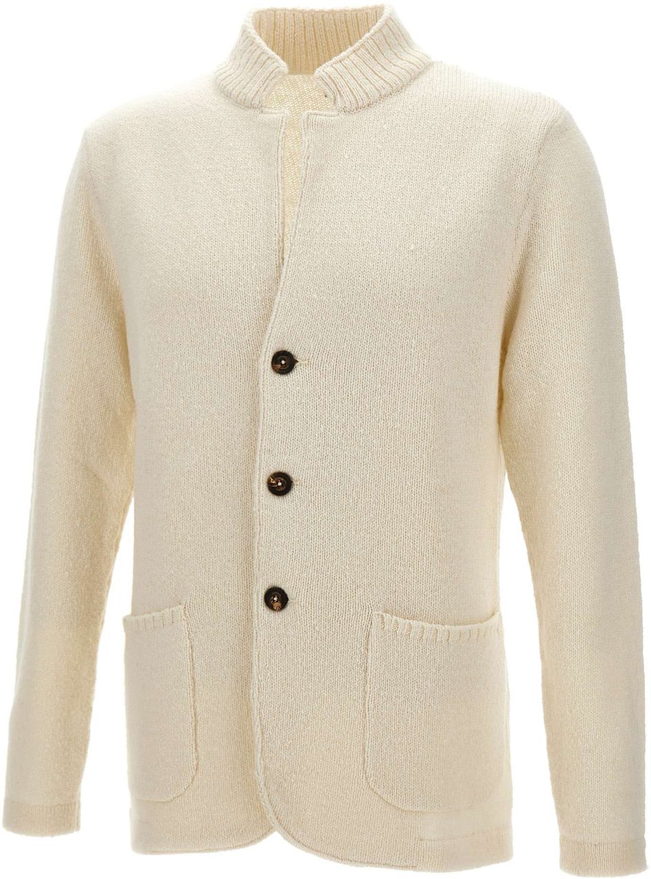 Eleventy Sweaters White Wit