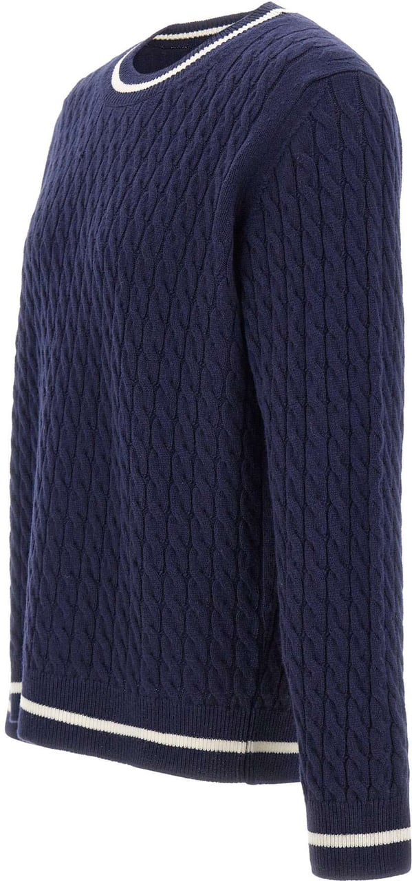 Eleventy Sweaters Blue Blauw