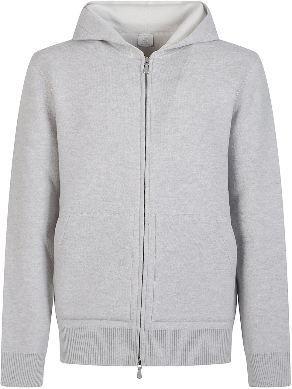 Eleventy Full Zip Sweater Grey Grijs