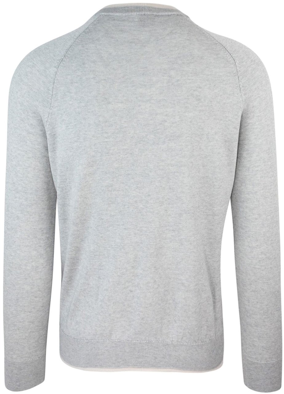 Eleventy Sweaters Grigio Chiaro E Sabbia Divers