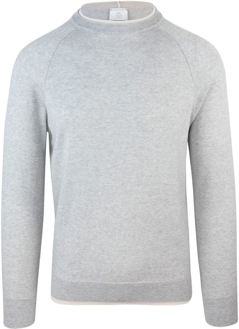 Eleventy Sweaters Grigio Chiaro E Sabbia Divers