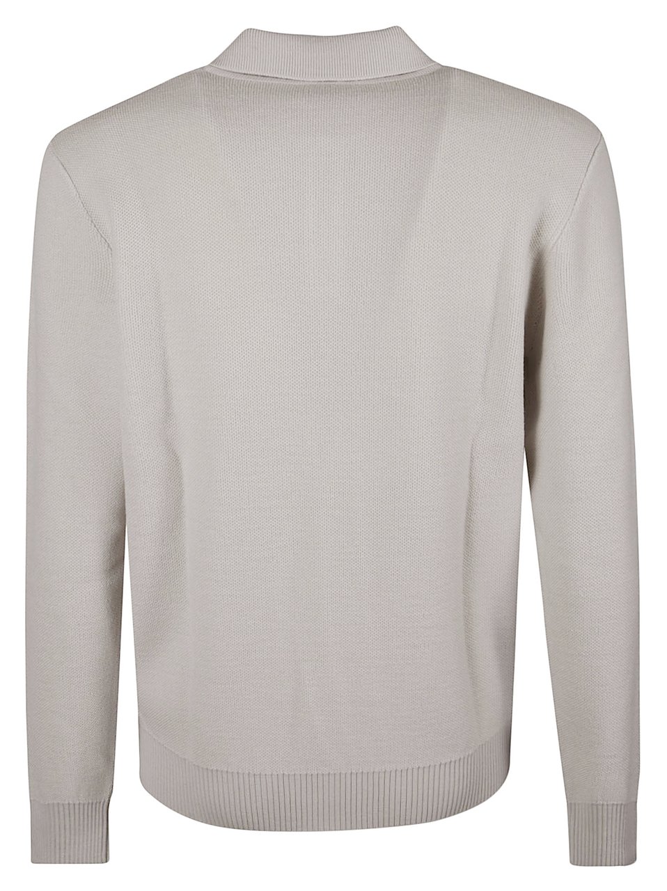 Eleventy Half Zip Polo Neck Sweater Brown Bruin