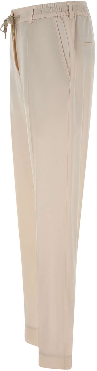 Eleventy Trousers White Wit