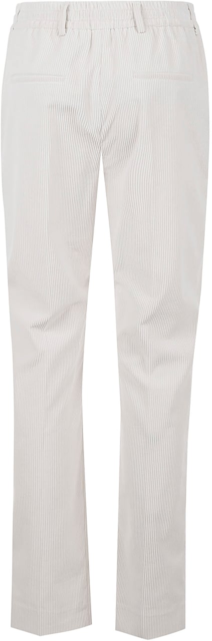 Eleventy Trousers Ivory Wit