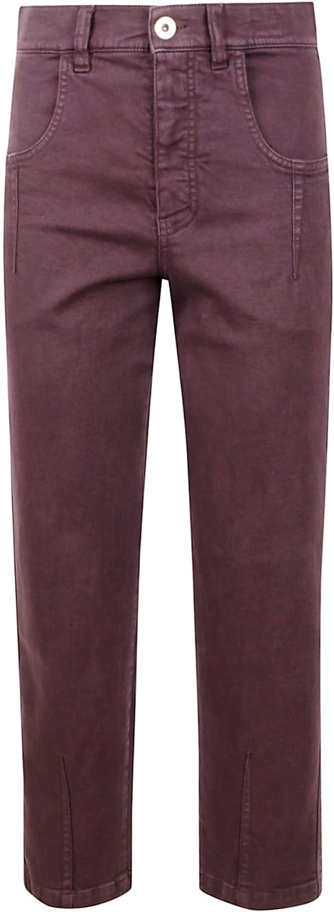 Eleventy Trousers Mosto Rood