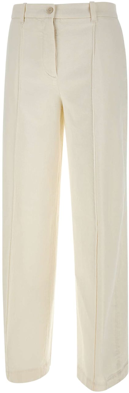 Eleventy Trousers White Wit