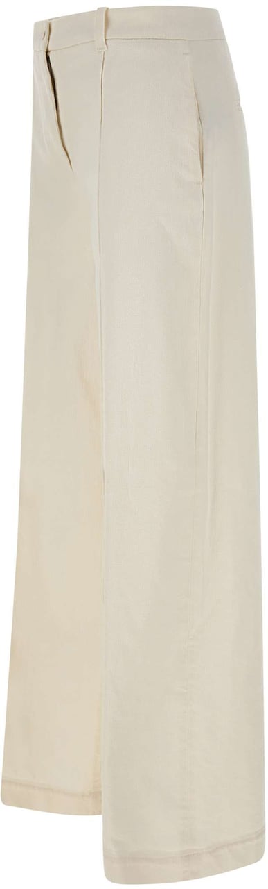 Eleventy Trousers White Wit