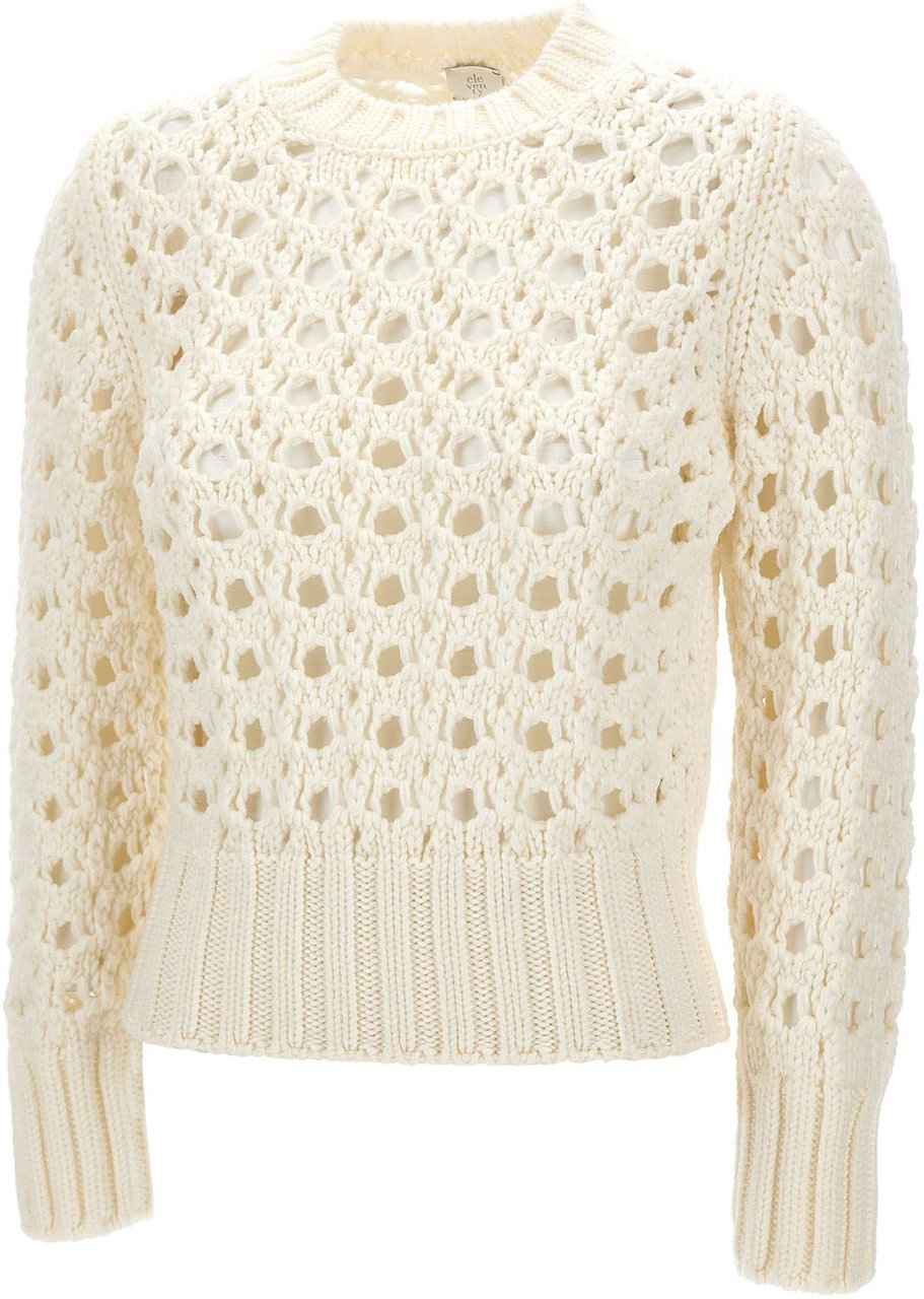 Eleventy Sweaters White Wit