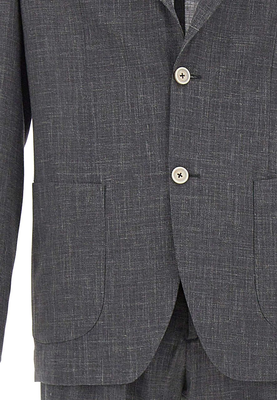 Eleventy Dresses Grey Donkergrijs