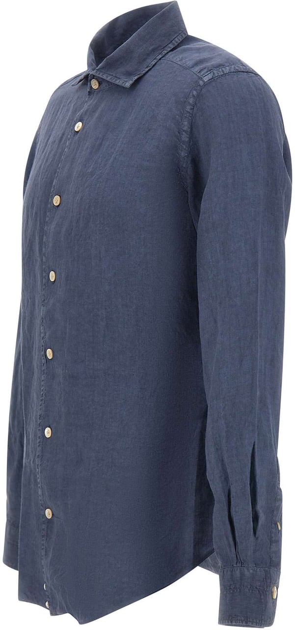 Eleventy Shirts Blue Blauw