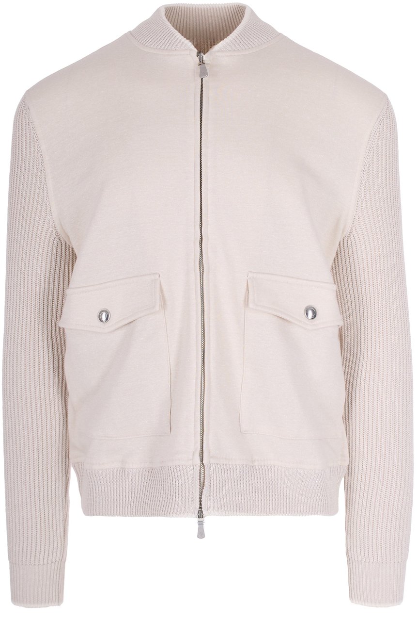 Eleventy Coats Sabbia Bianco Divers