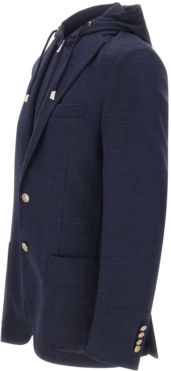 Eleventy Jackets Blue Blauw