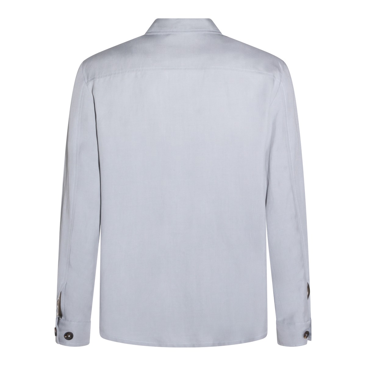 Eleventy Structured Jacket with Front Zipper Closure Neutraal