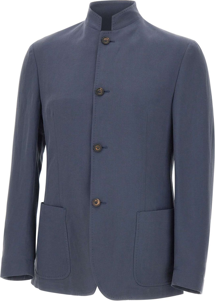 Eleventy Jackets Blue Blauw