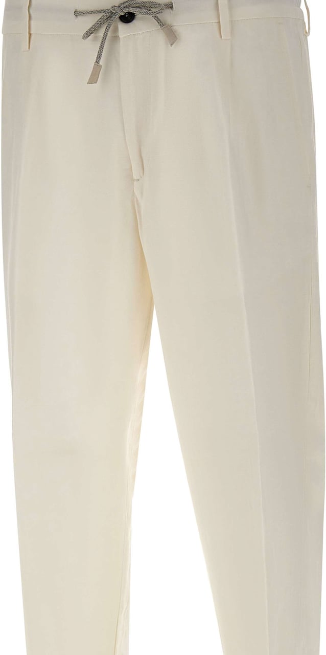 Eleventy Trousers White Wit