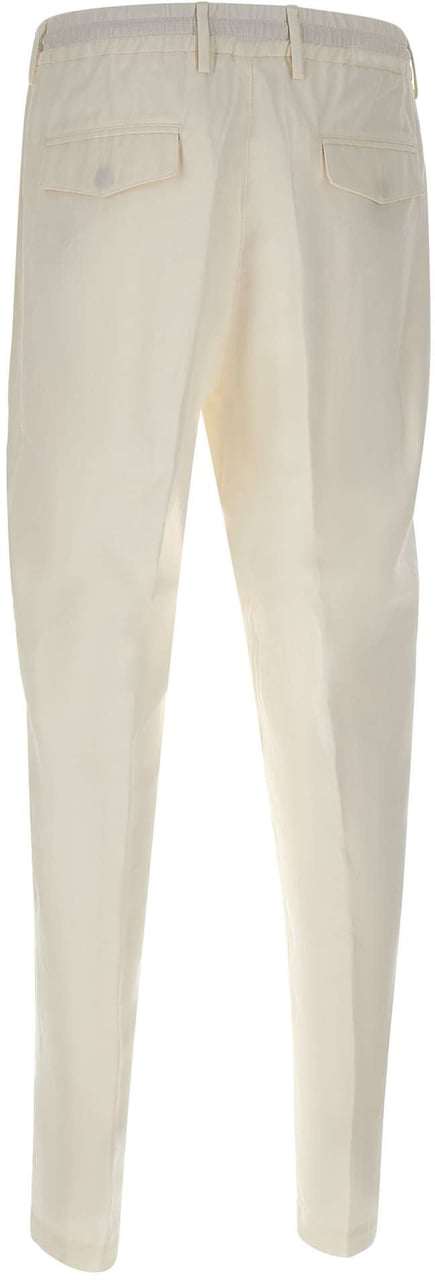 Eleventy Trousers White Wit