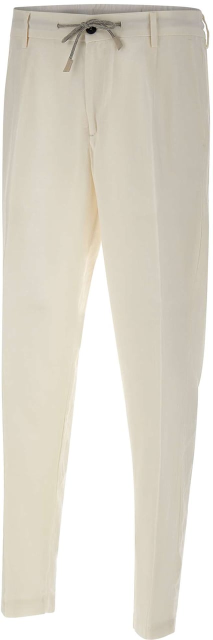 Eleventy Trousers White Wit