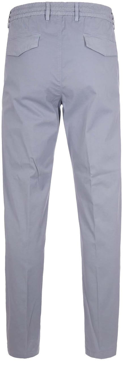 Eleventy Trousers Clear Blue Blauw