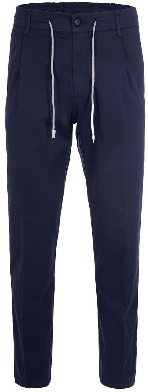 Eleventy Trousers Blue Blauw
