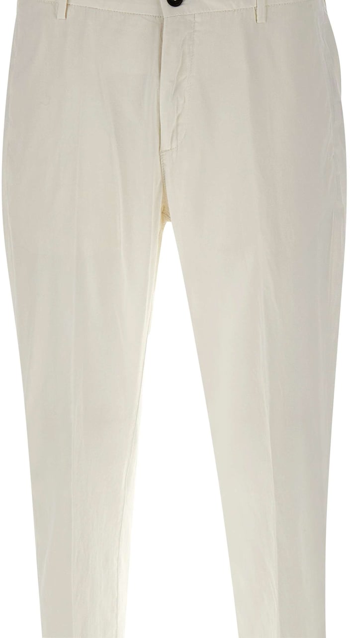 Eleventy Trousers White Wit