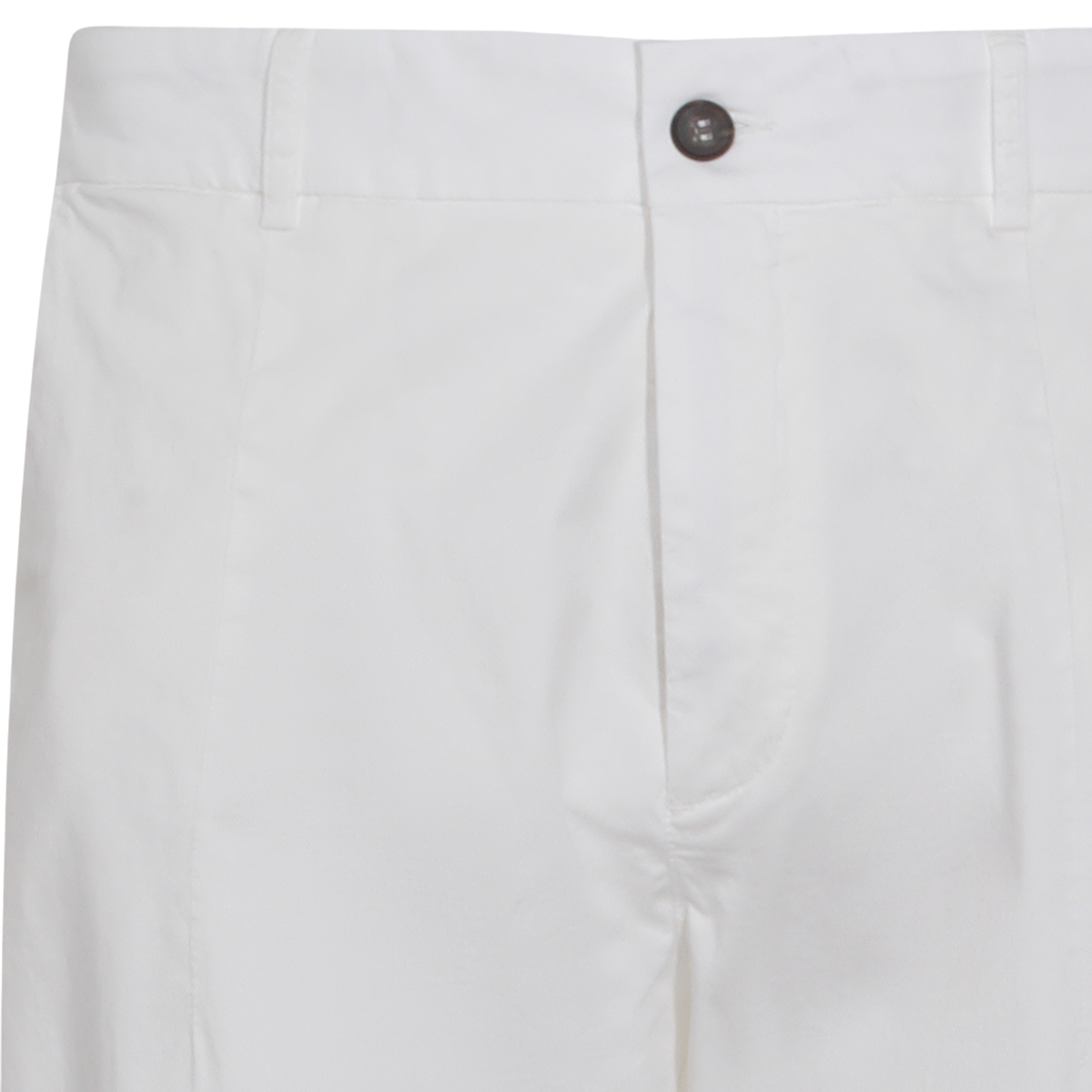 Eleventy Straight-Leg White Trousers Wit
