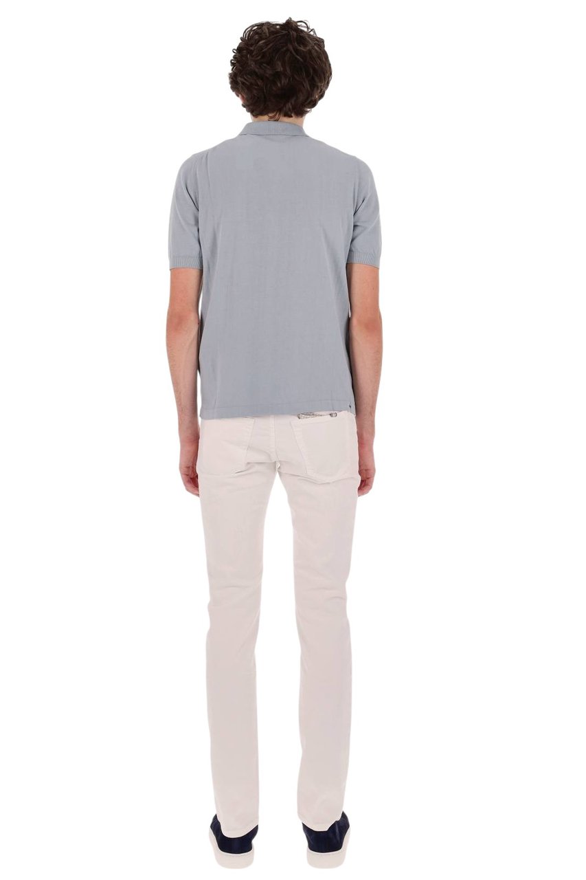 Eleventy Cotton Polo Shirt Grijs
