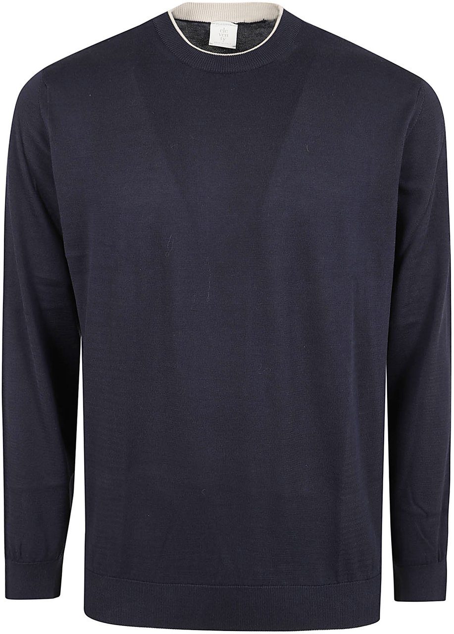 Eleventy ELEVENTY MAGLIA Lichtblauw