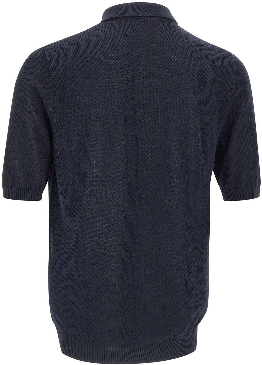 Eleventy T-Shirts And Polos Blue Blauw