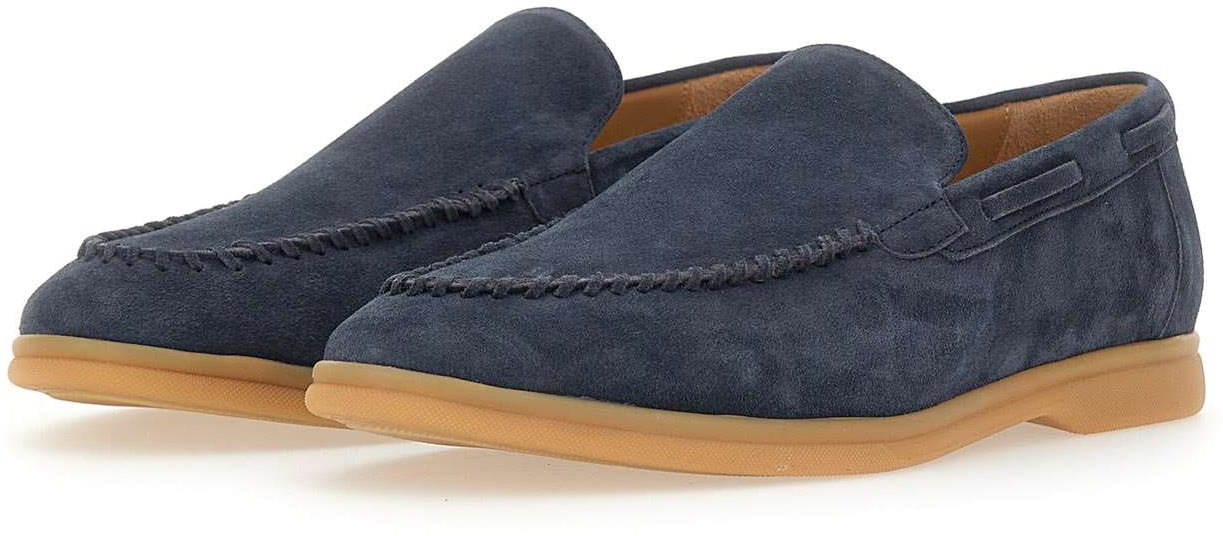 Eleventy Flat Shoes Blue Navy