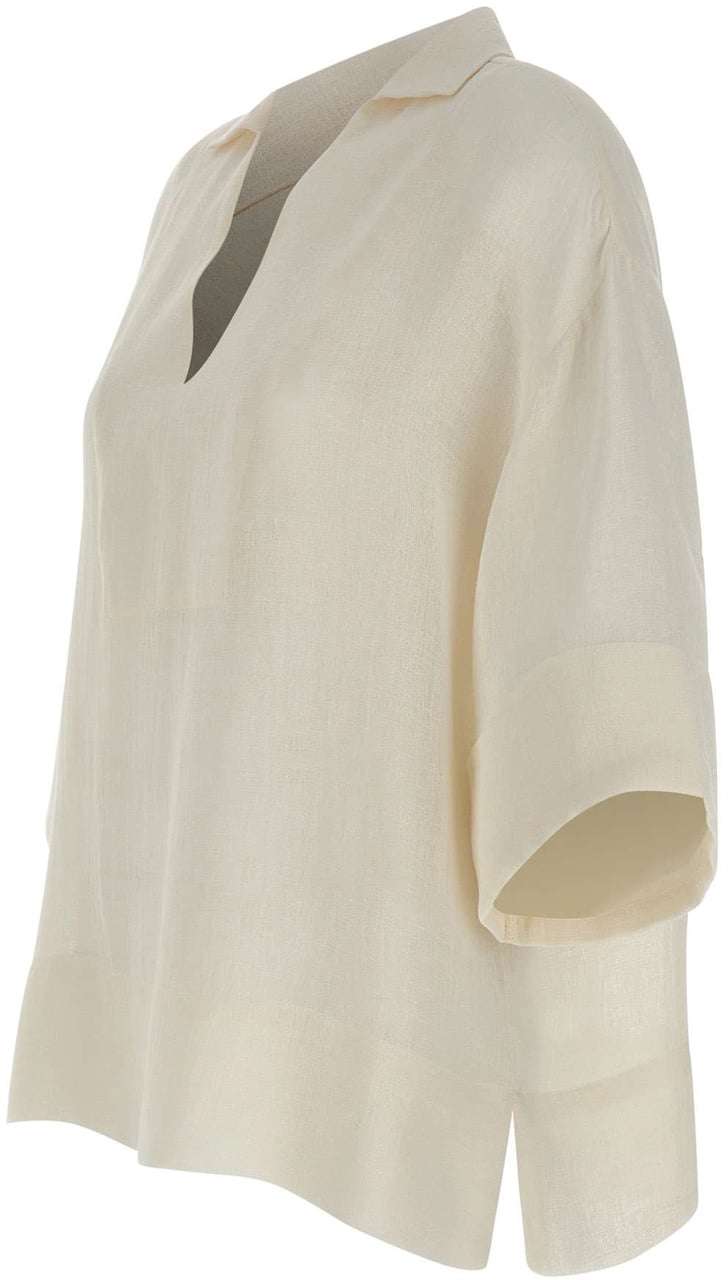 Eleventy Shirts White Wit