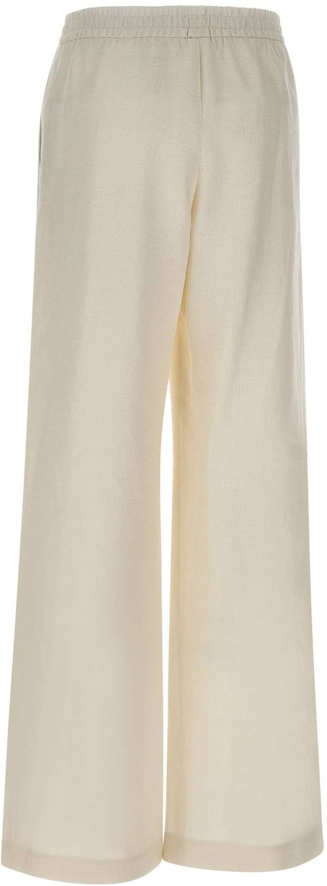 Eleventy Trousers White Wit