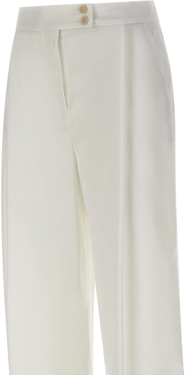 Eleventy Trousers White Wit