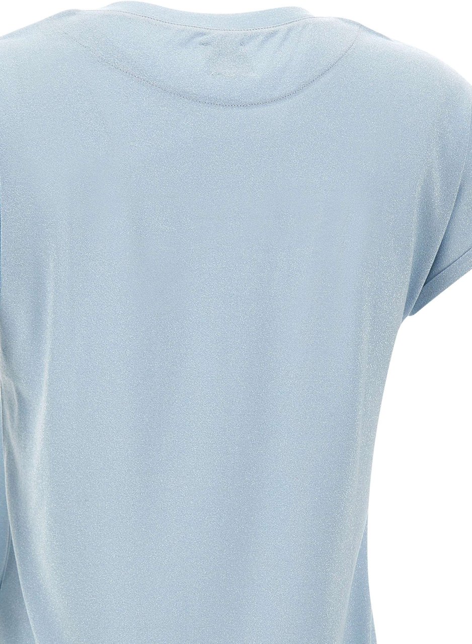 Eleventy T-Shirts And Polos Light Blue Lichtblauw