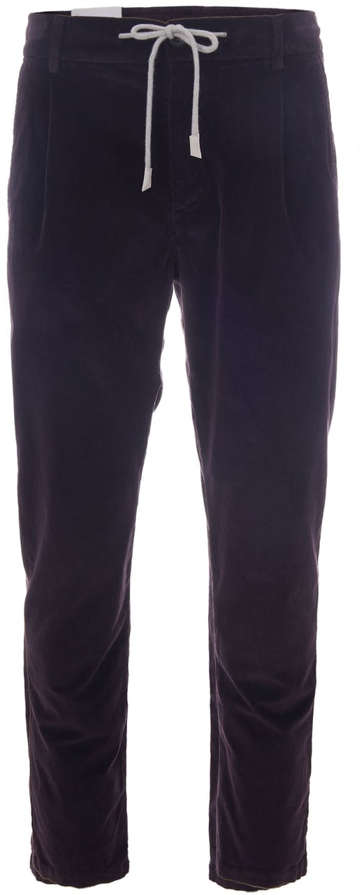 Eleventy Trousers Bordeaux Maroon