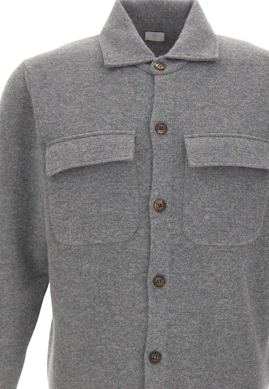 Eleventy Shirts Grey Grijs