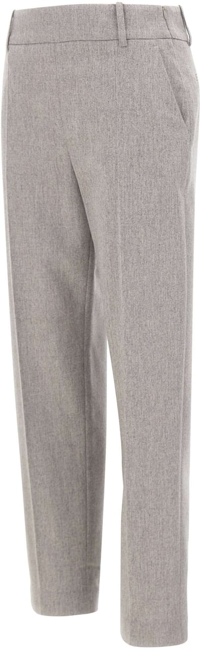 Eleventy Trousers Grey Lichtgrijs