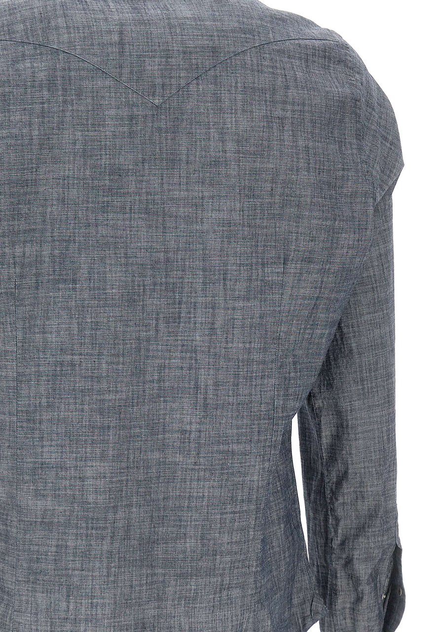Eleventy Shirts Blue Blauw