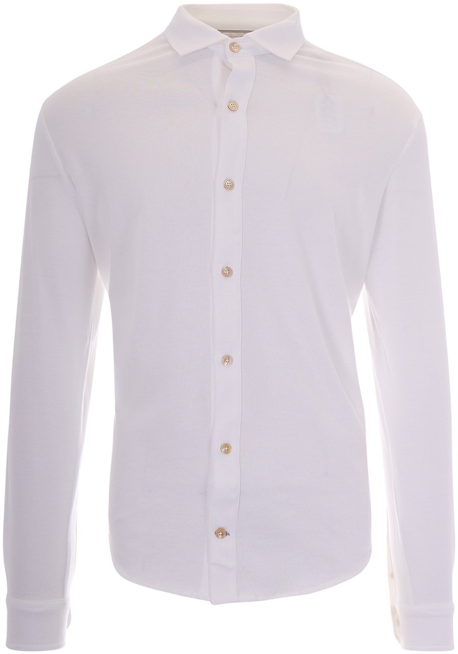 Eleventy Shirts White Wit